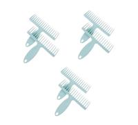 VALICLUD 3 Ensembles Petit Peigne À Balai Brosse À Cheveux Balai De Ménage Peigne Propre De Nettoyage Pratique Appareil Pour Nettoyer Les Cheveux Blue 2 Pièces * 3