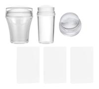 VALICLUD 3 Ensembles Scellé Vernis à Ongles Outil De Manucure Des Ongles Tampon D'impression D'ongles Timbre D'ongle De Manucure Banc D'ongle Transparent Plastique
