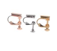 VALICLUD 3 Paires Pince à Oreilles Clip De Boucle D'oreille Clips D'oreille Boucles D'oreilles Non Perçantes Couleur Aléatoire