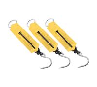 VALICLUD 3 Pièces Balance Mécanique Suspendue avec Crochet Peson Portable Robuste pour Bagages et Cuisine Outil de Pesée Manuel pour Maison et Extérieur
