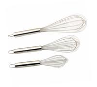 VALICLUD 3 pièces Ballon Inox Résistant Rouille pour Battre Fouetter et Mélanger Batteur Œufs Multifonction avec Boucle de Suspension Facile à Nettoyer et Compatible Lave-