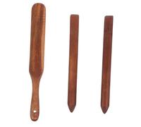 VALICLUD 3 pièces Bâtons de Acacia Ustensiles de Cuisine Ergonomiques pour Pétrir Mélanger et Plier la Pâte Résistance Déformation Surface Polie Facile à Nettoyer Réutilisable