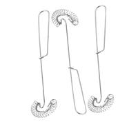 VALICLUD 3 pièces Batteur Œufs Inox Multifonction Poignée Ergonomique à Main pour Crème et Œufs Ustensile Compact pour Cuisine Maison et Professionnelle Réutilisable