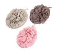 VALICLUD 3 pièces Boule de Bain Exfoliante Douce pour Corps Éponge Résistante à Usure Outil de Nettoyage Peau pour Hommes et Femmes