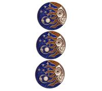 VALICLUD 3 Pièces Broche de solaire broches anciennes et broche de créateur broche de bijoux Décor bijoux broche portable goupille broche rétro élégante broche épinglette alliage Blue