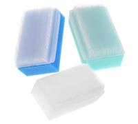 VALICLUD 3 Pièces Brosse de Bain pour Éponge Colorée pour Shampooing et Massage de Douce et Durable pour Nourrissons