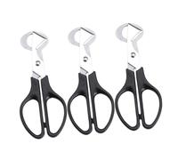 VALICLUD 3 pièces Ciseaux à Œufs de Caille Inoxydable Coupe-coquille Précis Ouvre-œuf Pratique pour Cuisine Domestique et Barbecue Lames Tranchantes Ergonomiques Antidérapantes