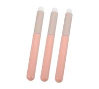 VALICLUD 3 Pièces Ensemble De Pinceaux à Lèvres Baguette De Pinceau à Lèvres Mini Pinceaux à Lèvres Outils De Maquillage Brosse à Lèvres Portable Pinceau à Lèvres Compact Manche En Bois