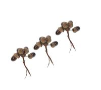 VALICLUD 3 Pièces Lot Bouquet de Pignons Artificiels Ornements de Noël pour Décoration de Mariages et Fenêtres pour Sapin et Ambiance Festive