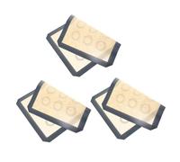 VALICLUD 3 pièces Lot de Tapis de Cuisson Silicone Antidérapants Résistants Chaleur Tapis Pâtisserie Réutilisables pour Four Cuisson Biscuits Macarons Pâtisseries