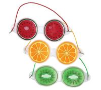 VALICLUD 3 Pièces Masques Gel Réutilisables Rafraîchissants Pour Yeux, Anti-poches Et Oculaire