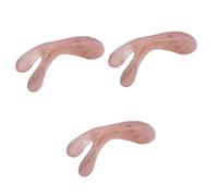 VALICLUD 3 Pièces Masseur de grattoir nasal spa soin du visage outil guasha pour le visage masseur facial massage du visage masseur grattant masseur de nez outils de soins de la peau résine