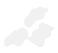 VALICLUD 3 Pièces Miroir Acrylique Incurvé, Décor Étang Hiver Argenté 1: 24 | Accessoire pour Bases de Plâtre, Intégration sans Couture, Réflexion Réaliste, Finition Mate et Haute Transparence