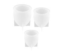 VALICLUD 3 pièces Moules Silicone pour Lampes DIY Œuf pour Créer des Décors de Table Étoilés Silicone Flexible et pour Amateurs de