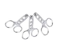 VALICLUD 3 Pièces Ouvre-noix Inox Pince Compacte et Portable pour Pignons Châtaignes et Graines Facile à Nettoyer Résistance Prolongée Protection de Intégrité des Fruits à Coque