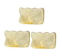 VALICLUD 3 Pièces Panneau de grattage multifonctionnel outil multifonction Débrouiller le masseur plaques de massage planche de gua sha Jaune
