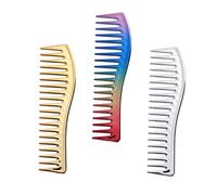 VALICLUD 3 Pièces Peigne à Coiffer Peigne à Dents Larges pour Coiffure Outil de Coiffure Professionnel Utilisation Cheveux Secs et Humides pour Coupe et Coloration Non Absorbant Design