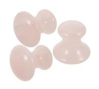 VALICLUD 3 Pièces Pierre de Massage Visage Cristal Gua Sha Champignon Outil de Massage Facial Refroidissant Compact pour Soins de Peau à Domicile