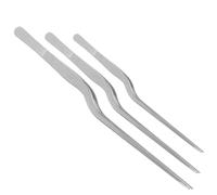VALICLUD 3 pièces Pince Cuisine Inox Outils de Cuisine Ergonomiques pour Bbq Épiler Arêtes de Poisson Ustensiles Chef Polyvalents pour Maison et Restaurant