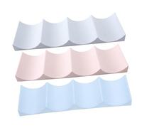VALICLUD 3 pièces Porte Bouteilles de Vin PP Robuste Rangement Compact pour Réfrigérateur et Comptoir Casier pour Bouteilles et Boissons Support Multifonction pour Cuisine et Bar