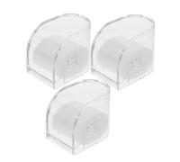 VALICLUD 3 Pièces présentoir à Bijoux malette Rangement Étui de Montre Transparent Regarder Un Rack d'affichage