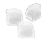 VALICLUD 3 Pièces présentoir à Bijoux malette Rangement Regarder Un Rack d'affichage Étui de Montre Transparent