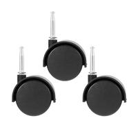 VALICLUD 3 pièces Roulette Aspirateur Pivotante Roues Résistantes et Silencieuses pour Chariots et Étagères Accessoires Robustes Adaptés Usage Industriel et Domestique