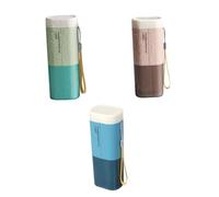 VALICLUD 3 pièces Set de Gobelets de Voyage Classés pour Brosse à Dents et Dentifrice Étui de Rangement Portable Compact pour Hygiène Déplacement pour Voyages Camping et Affaires