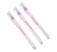 VALICLUD 3 Pièces Stylo de positionnement de tatouage stylo blanc microblading stylo marqueur à sourcils stylo de tatouage de peau marqueur sourcil permanent stylo contour Acrylique rose