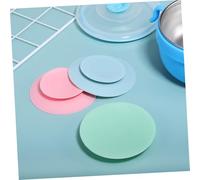 VALICLUD 3 Pièces Suction Pads For Dinner Plates Double Sided Portable Tableware Sucker Spill For Elderly Home And Outdoor Use