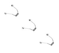 VALICLUD 3 Pièces support de plaquette nasale monocle pince-nez pour lunettes anti- plaquettes de nez remplaçables support de coussinet de nez antidérapant Acier inoxydable