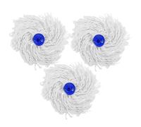 VALICLUD 3 Pièces Tête de Rechange pour vadrouille Lavage Nettoyage serpillière balayeuse Remplacement de vadrouille têtes de vadrouille de Remplacement des ménages Plastique