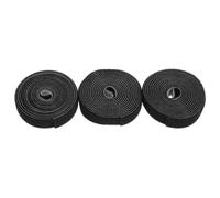 VALICLUD 3 Rouleaux D’Attaches-Câbles Flexibles pour Plantes de Jardin Fixation en Nylon Noir 150 X 15 CM Bande de Serrage Réutilisable pour Branches Vignes et Plantes Grimpantes