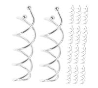 VALICLUD 30 Pièces Lot de Épingles Spirales Métal avec Embouts Ronds Anti-rayures pour Chignon Maintien Sûr et Création Rapide pour Femmes et Filles