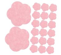 VALICLUD 30 Pièces nettoyant visage démaquillant Se maquiller lavage soin du visage portable éponge nettoyant visage pratique gommage visage exfoliant Face époustouflant fibre de coton rose