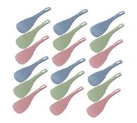 VALICLUD 30 Pièces Rice Spatula Set Lightweight Straw Non Stick Rice Cooker Spoon With Ergonomic Handle And Hanging Hole For Easy Serving And Cleaning In Home Kitchen