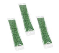 VALICLUD 300 Attaches pour Plantes de Jardin en Plastique Vert Fil de Ligature de 20 CM Lot de 3 Sachets de 100 Pièces Clips Câbles Ajustables pour Fixation de Tiges Support de Vigne et