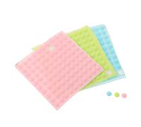 VALICLUD 300 Pièces Autocollants Braille Autocollants en Silicone, Motif Braille Universel, pour Flacons de Remède et Interrupteurs, Usage Quotidien au Bureau, pour Personnes Malvoyantes
