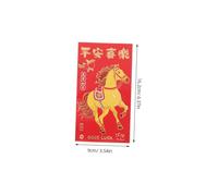 VALICLUD 300 Pièces Chinese Year Envelopes Year Of The Horse Creative Lucky Money Packets For Spring Festival Family Gatherings And Parties
