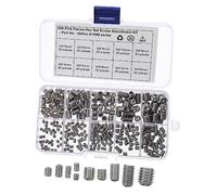 VALICLUD 300Pièces Vis Allen Acier Inoxydable Kit Assortiment pour Applications Résistantes Corrosion pour Environnements Humides et Réglages Fréquents