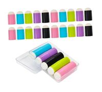 VALICLUD 30pièces Éponges Rondes Douces Pour Stylos à Points Embouts De Rechange Pour Manucure Diy Accessoires Pour Nail Art