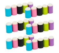 VALICLUD 30Pièces Pointes Éponge Dégradée de Têtes de Remplacement pour Nail Art Accessoires Flexibles et Réutilisables pour Gel UV et Beauté Ongles