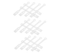 VALICLUD 35 Pièces Elastic Bands for Hair Perm Rods Soft Rubber Hair Curlers for Curling and Styling Transparent Set and Secure Hold