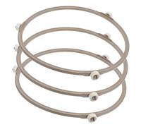 VALICLUD 3pcs Support de Platine Tournante pour Micro-ondes Anneau de Plateau Rond en Plastique Résistant la Corrosion pour Four Micro-ondes