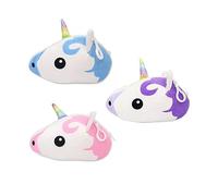 VALICLUD 3pièces à Main Portable Peluche Licorne Pochette à Et Cosmétique pour pour Sorties Shopping