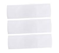 VALICLUD 3pièces Bandeau De Spa Maquillage Lot De Bandeaux Adhésifs Tissu Pour Yoga Douche Blanc