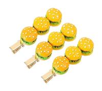 VALICLUD 3pièces Barrette Forme De Hamburger Pince à Cheveux Pour Fille Set De Accessoires Décoratifs Pour Cheveux