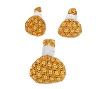 VALICLUD 3pièces Boules De Massage Thai Herbes Naturelles Pochons Armoise Chauffants Pour Stimuler La Circulation Pack Santé Traditionnel Chinois