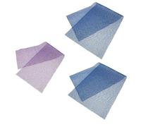VALICLUD 3pièces Brosse à Dos Et Bande De Douche Exfoliante Avec Lanières Longues Lot De Serviettes De Bain Pour Éliminer Peaux Mortes