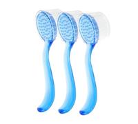 VALICLUD 3pièces Brosse De Nettoyage Visage Brosse Manuelle Exfoliante Pour Soins Du Visage Corne De Chèvre Et Corne De Bœuf Pour Nettoyage Profond Et Élimination Des Points Noirs